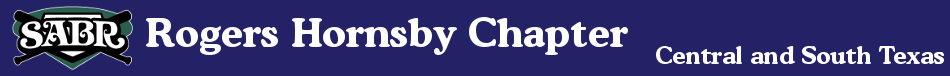 Society for American Baseball Research - Rogers Hornsby Chapter