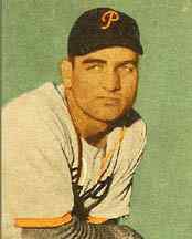 Ed Stevens' baseball card