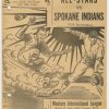 1941 scorecard cover: Spokane Indians vs. Western International League All Stars