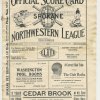 Spokane Indians program cover, Northwestern League, 1914