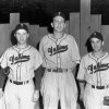 Edo Vanni, Dick Steinhauer, Al Jacinto, Yakima Bears, Western Internatuional League, 1949.